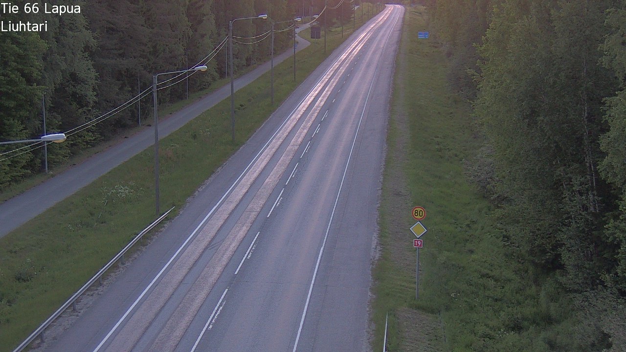 Weather Camera Image Road 66 Lapua, Lapua, Etelä-Pohjanmaa