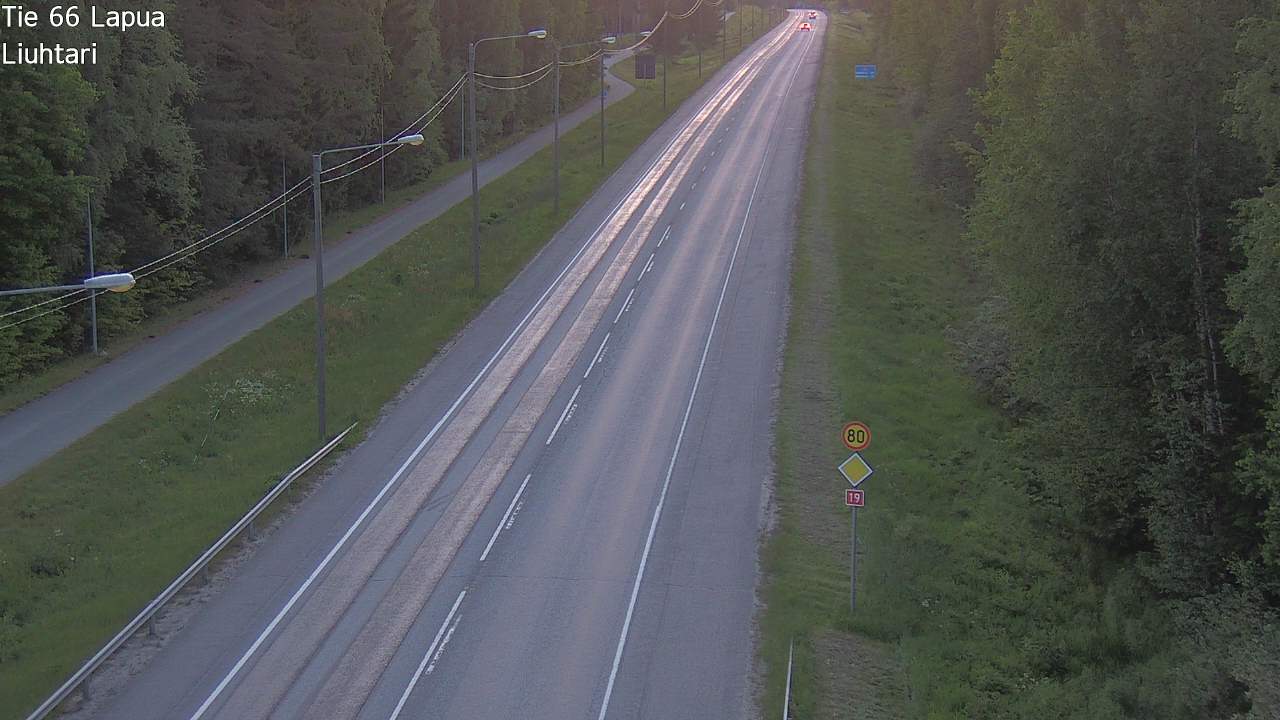 Weather Camera Image Väg 66 Lappo, Lapua, Etelä-Pohjanmaa