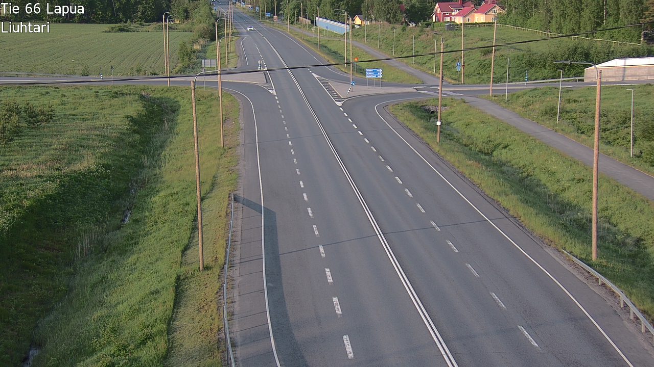 Weather Camera Image Väg 66 Lappo, Lapua, Etelä-Pohjanmaa