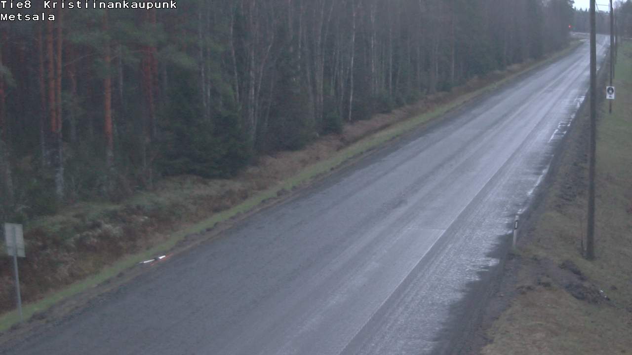 Kelikamerat Kuva Tie 8 Kristiinankaupunki, Metsälä, Kristiinankaupunki, Pohjanmaa