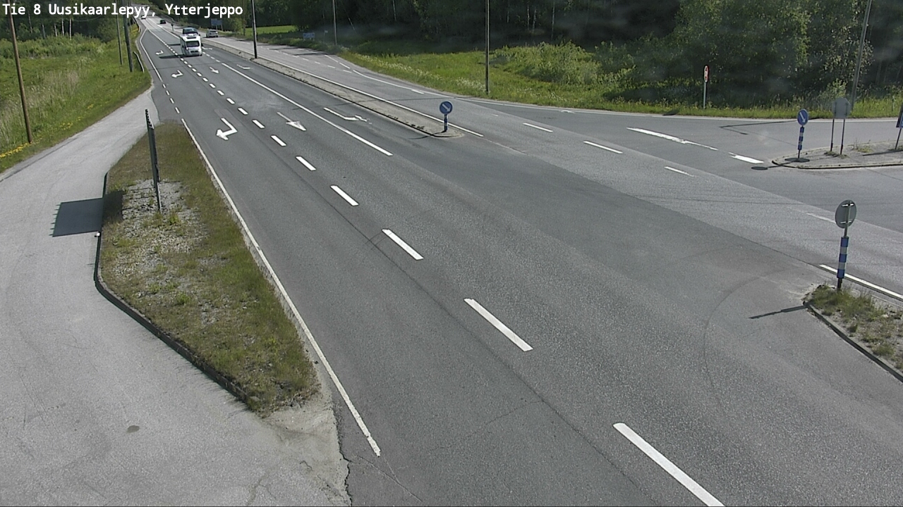 Weather Camera Image Road 8 Uusikaarlepyy, Ytterjeppo, Uusikaarlepyy, Pohjanmaa