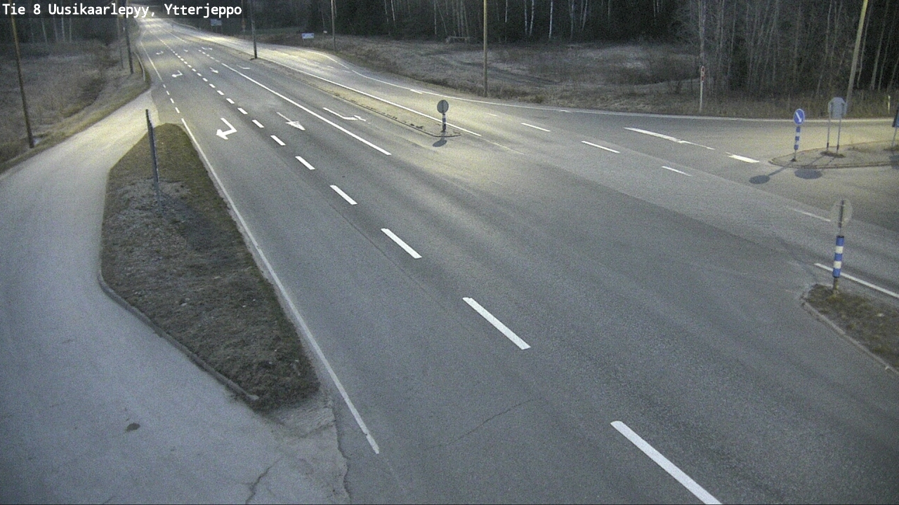Weather Camera Image Väg 8 Nykarleby, Ytterjeppo, Uusikaarlepyy, Pohjanmaa