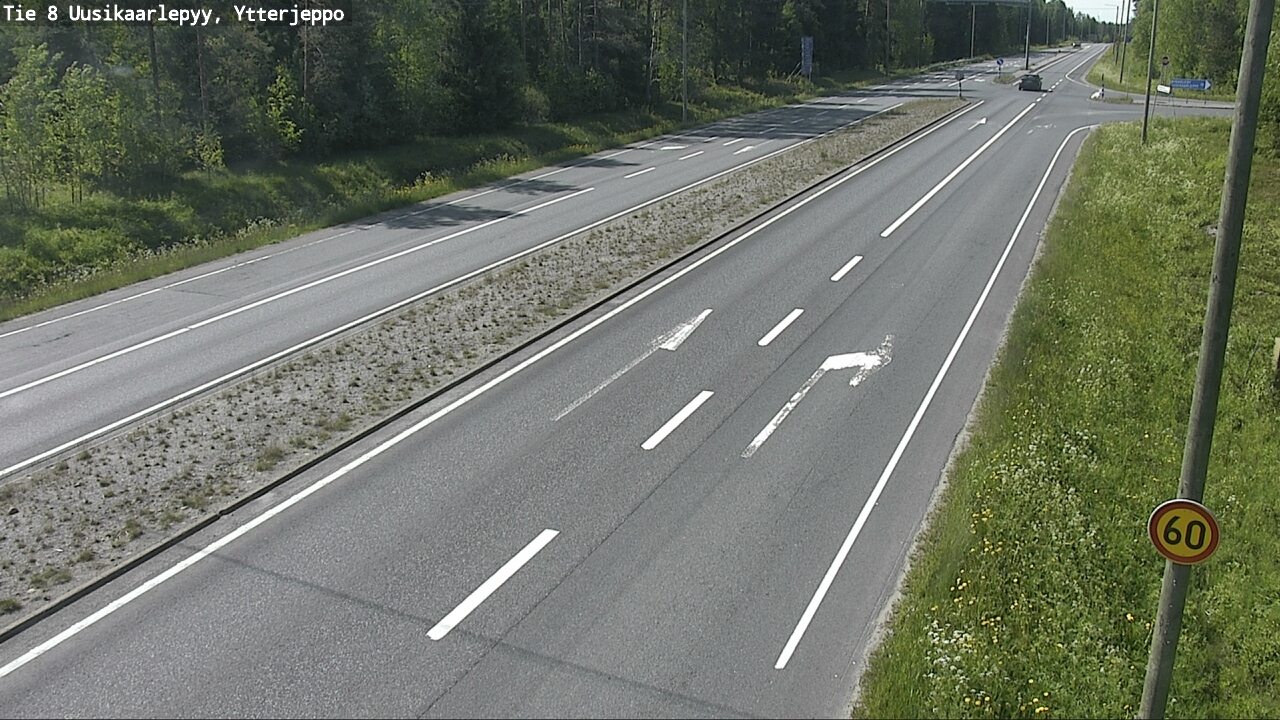 Weather Camera Image Väg 8 Nykarleby, Ytterjeppo, Uusikaarlepyy, Pohjanmaa