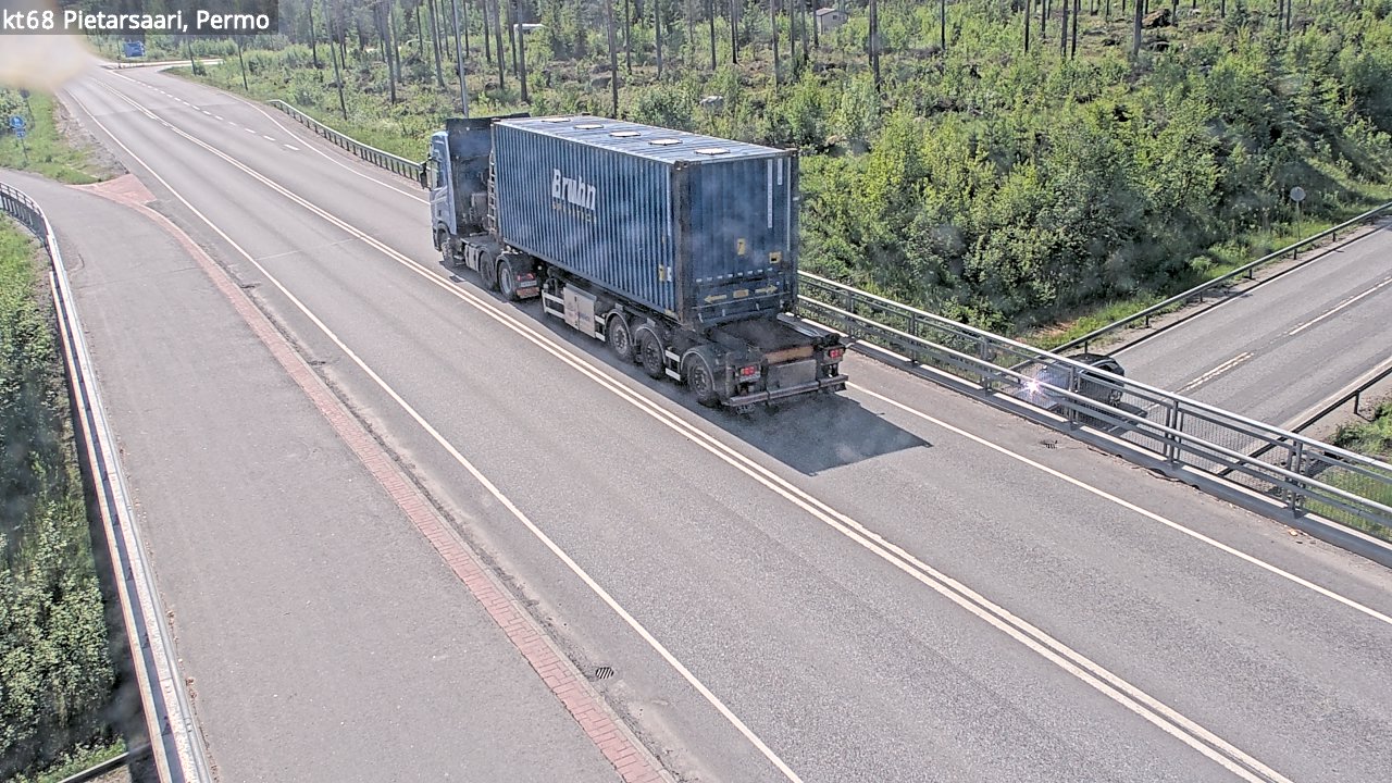 Weather Camera Image Road 68 Pietarsaari, Permo, Pietarsaari, Pohjanmaa