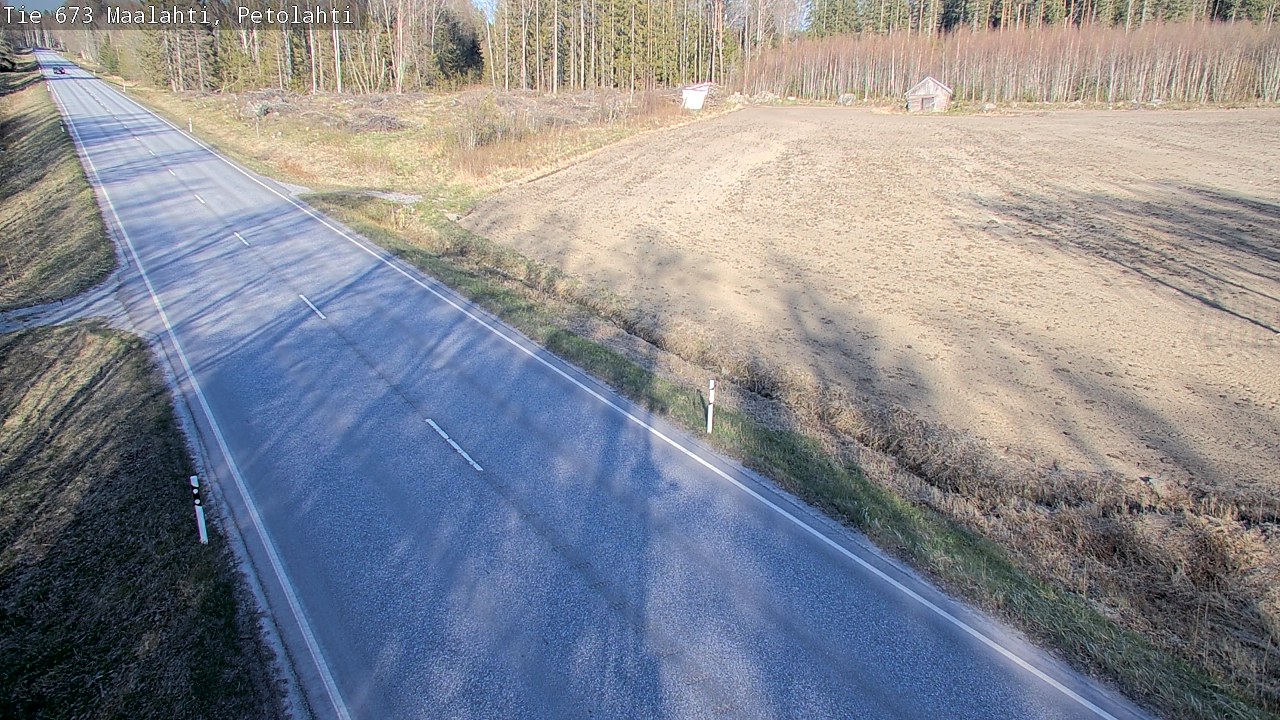 Weather Camera Image Väg 673 Malax, Petalax, Maalahti, Pohjanmaa