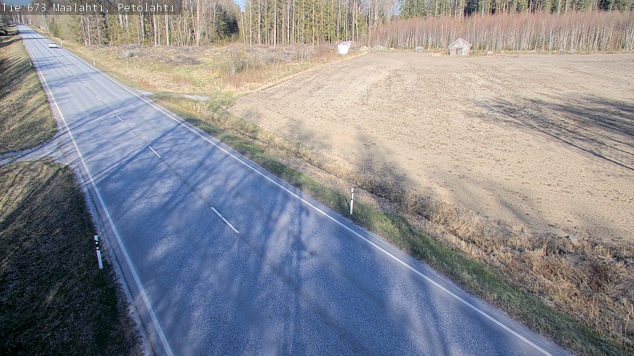 Weather Camera Image Väg 673 Malax, Petalax, Maalahti, Pohjanmaa