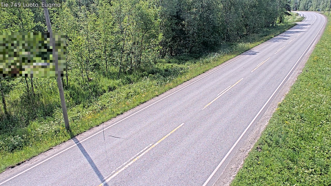 Weather Camera Image Väg 749 Larsmo, Eugmo, Luoto, Pohjanmaa