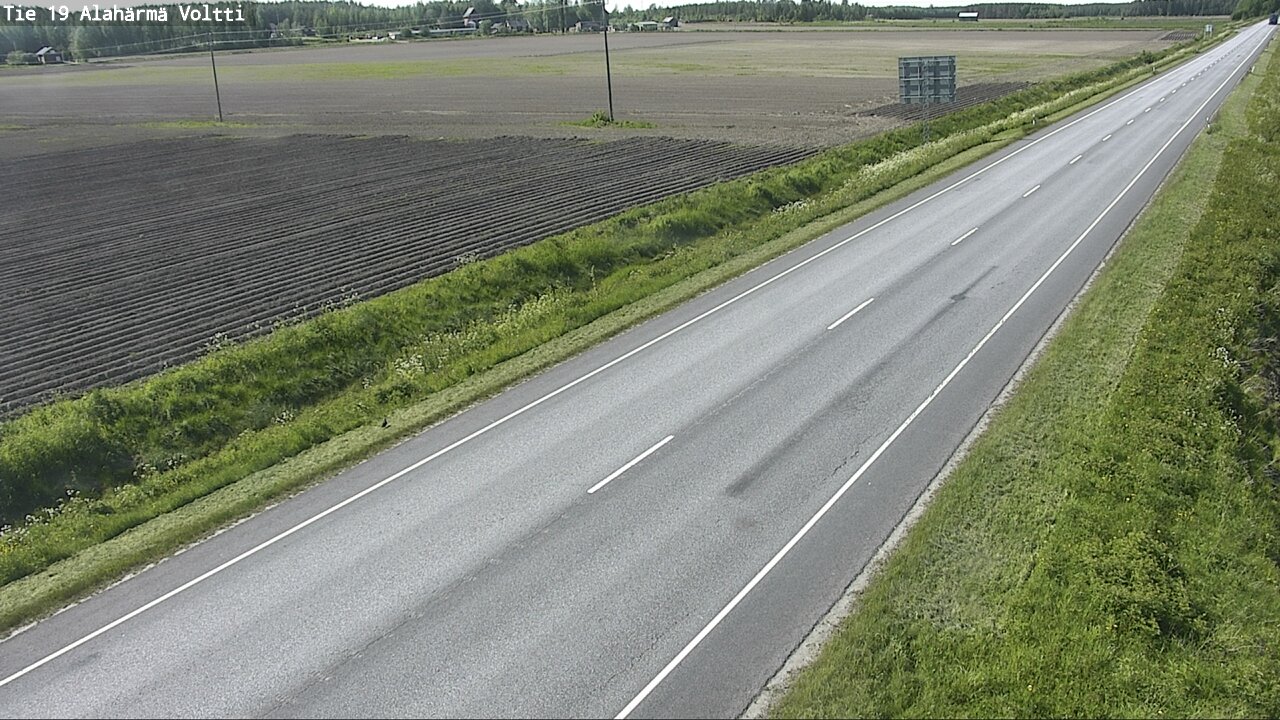 Weather Camera Image Road 19 Alahärmä, Voltti, Kauhava, Etelä-Pohjanmaa