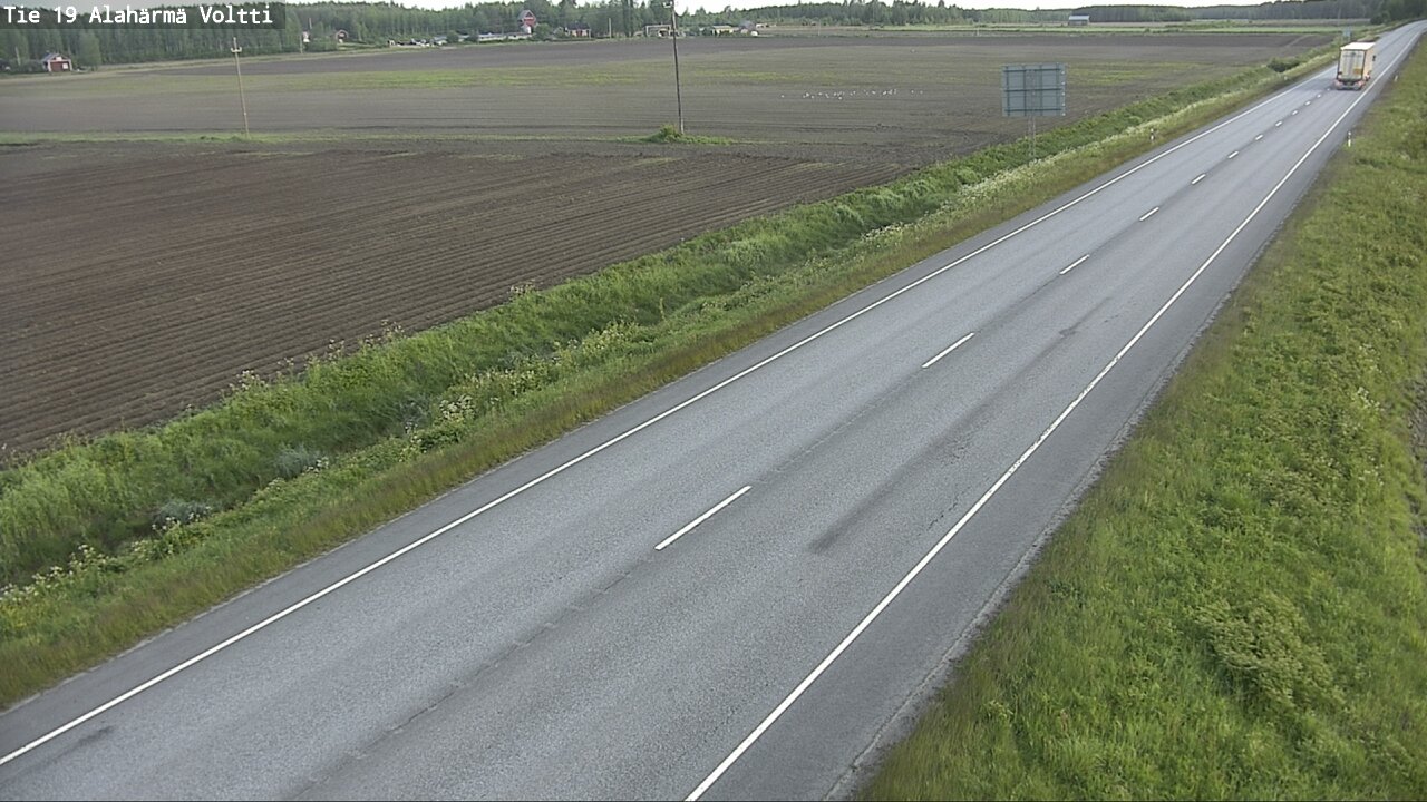 Weather Camera Image Väg 19 Alahärmä, Voltti, Kauhava, Etelä-Pohjanmaa