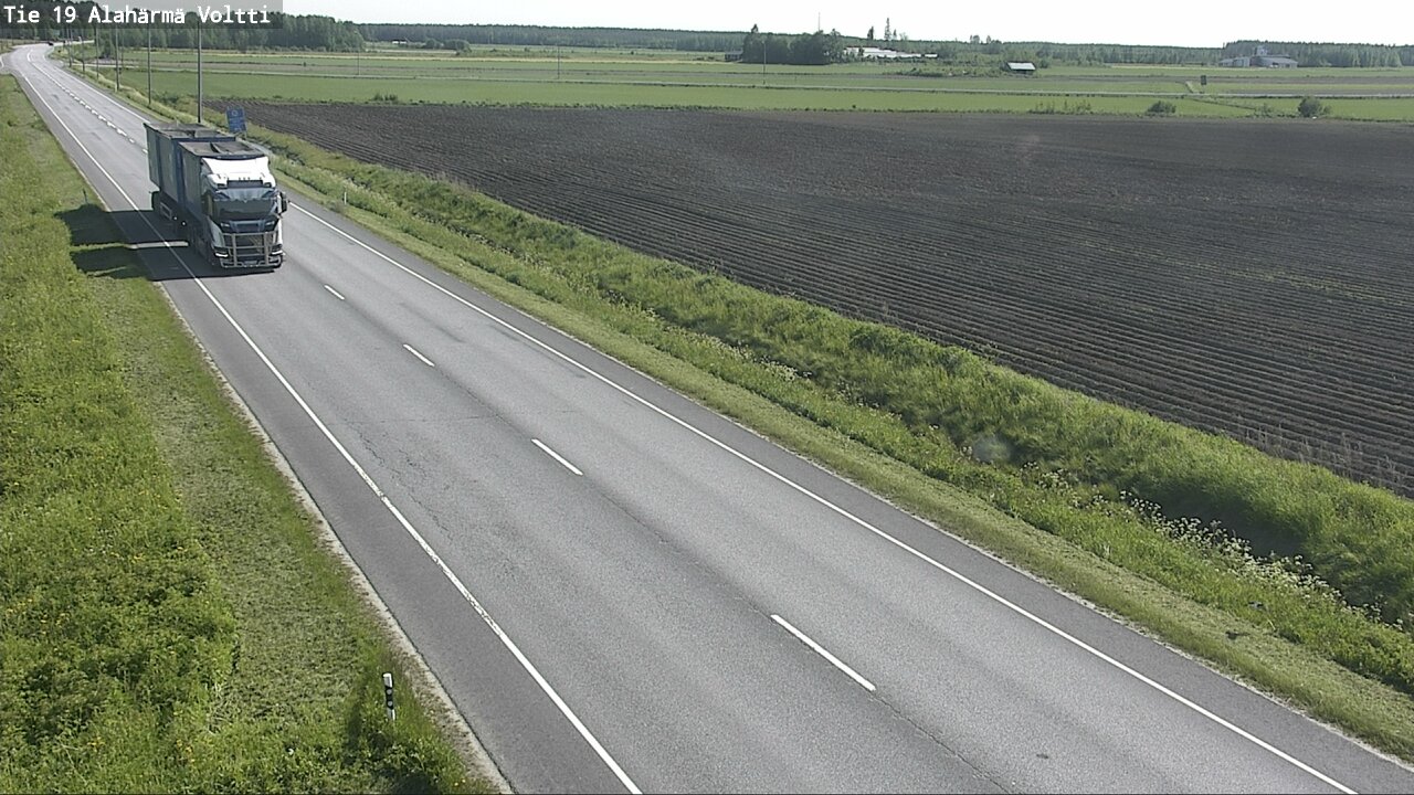 Weather Camera Image Road 19 Alahärmä, Voltti, Kauhava, Etelä-Pohjanmaa