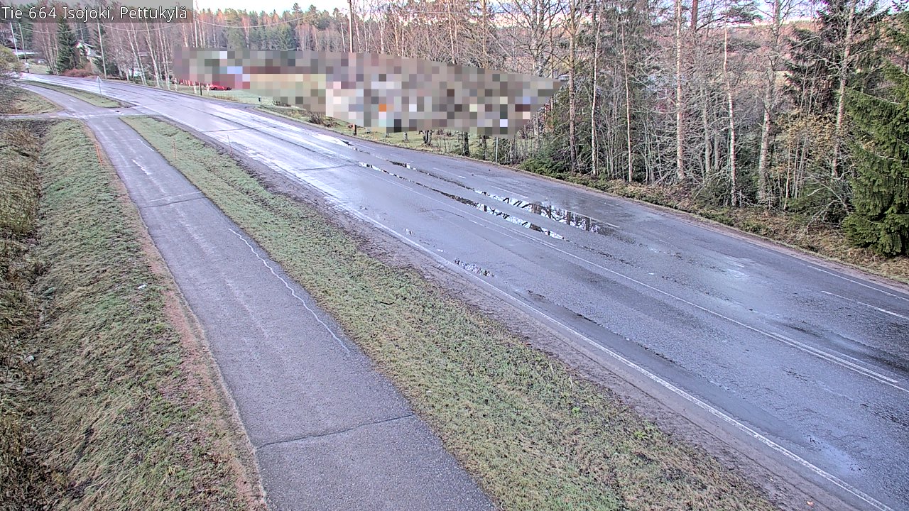 Weather Camera Image Road 664 Isojoki Pettukylä, Isojoki, Etelä-Pohjanmaa