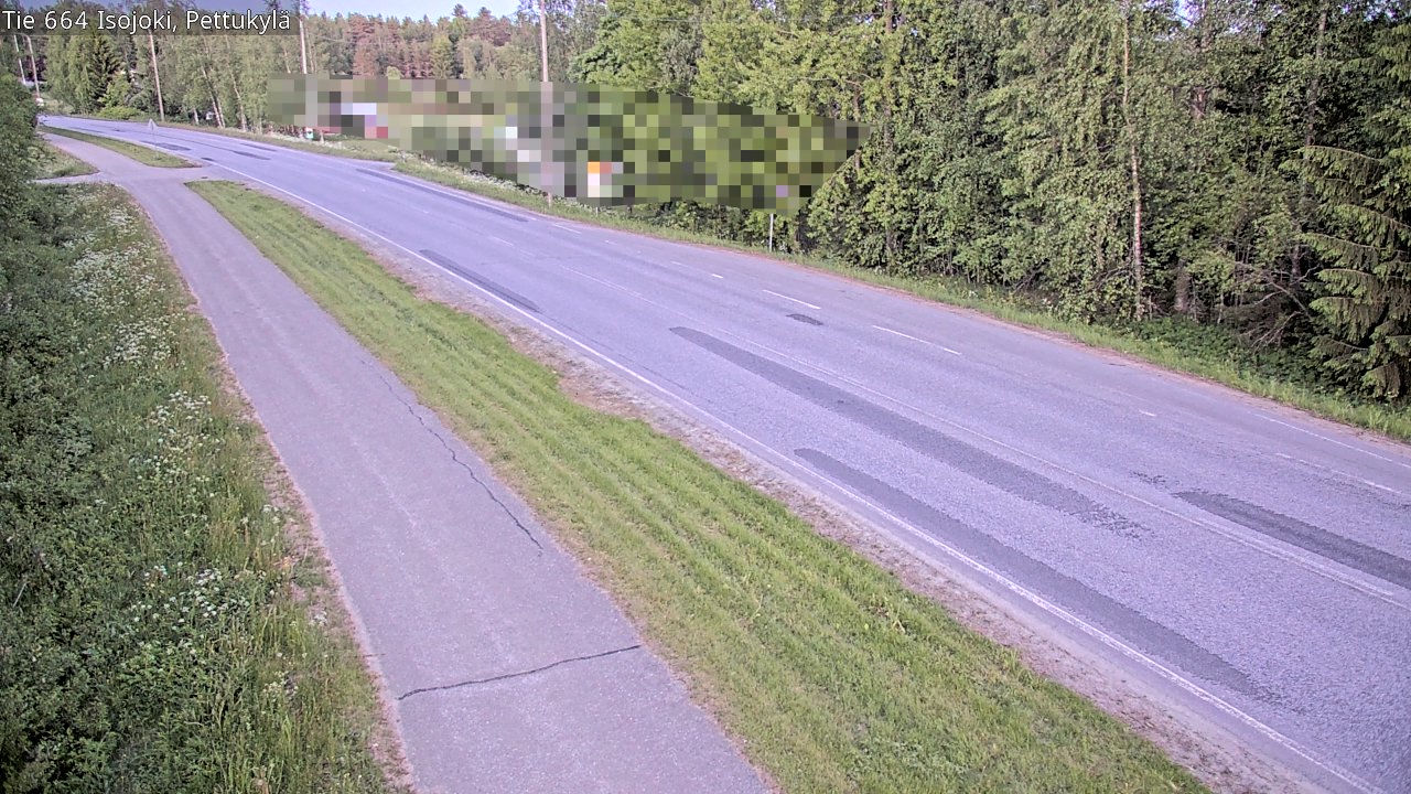 Weather Camera Image Väg 664 Storå Pettukylä, Isojoki, Etelä-Pohjanmaa