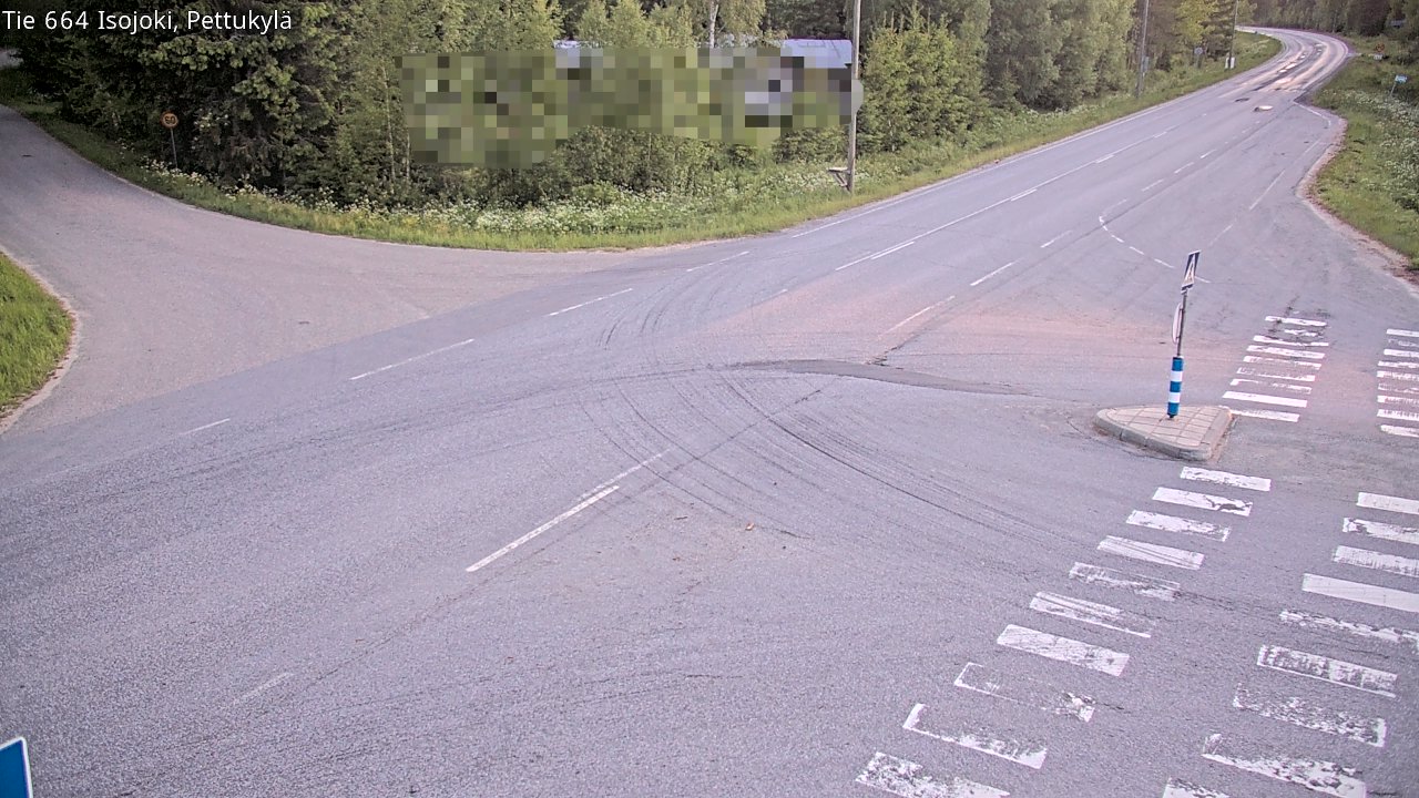 Weather Camera Image Road 664 Isojoki Pettukylä, Isojoki, Etelä-Pohjanmaa