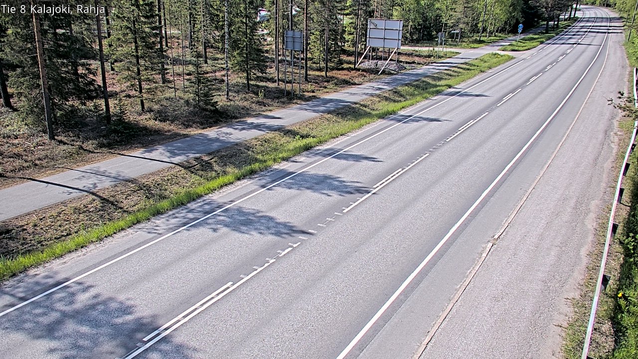 Weather Camera Image Väg 8 Kalajoki, Rahja, Kalajoki, Pohjois-Pohjanmaa