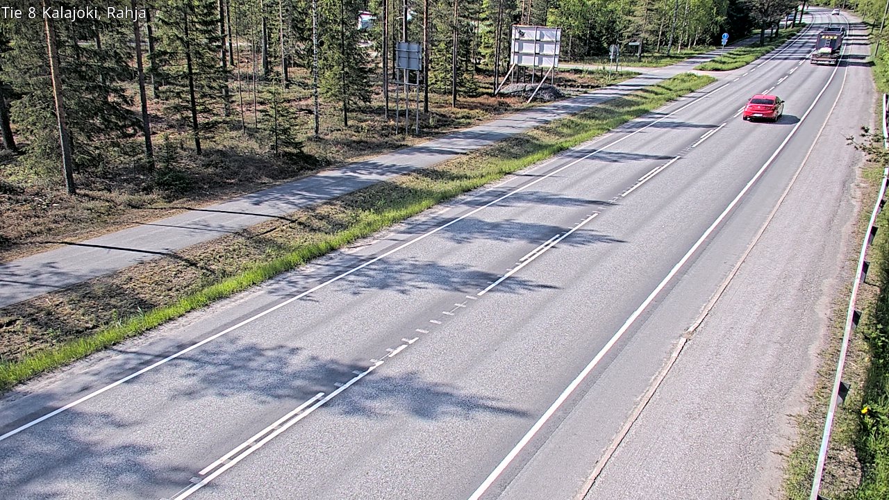 Weather Camera Image Road 8 Kalajoki, Rahja, Kalajoki, Pohjois-Pohjanmaa