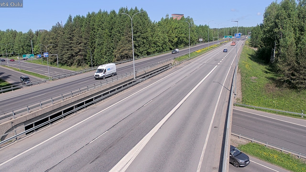 Weather Camera Image Road 4 Oulu, Oulu, Pohjois-Pohjanmaa