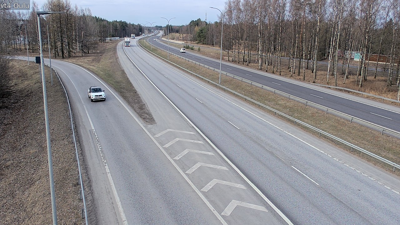 Weather Camera Image Road 4 Oulu, Oulu, Pohjois-Pohjanmaa