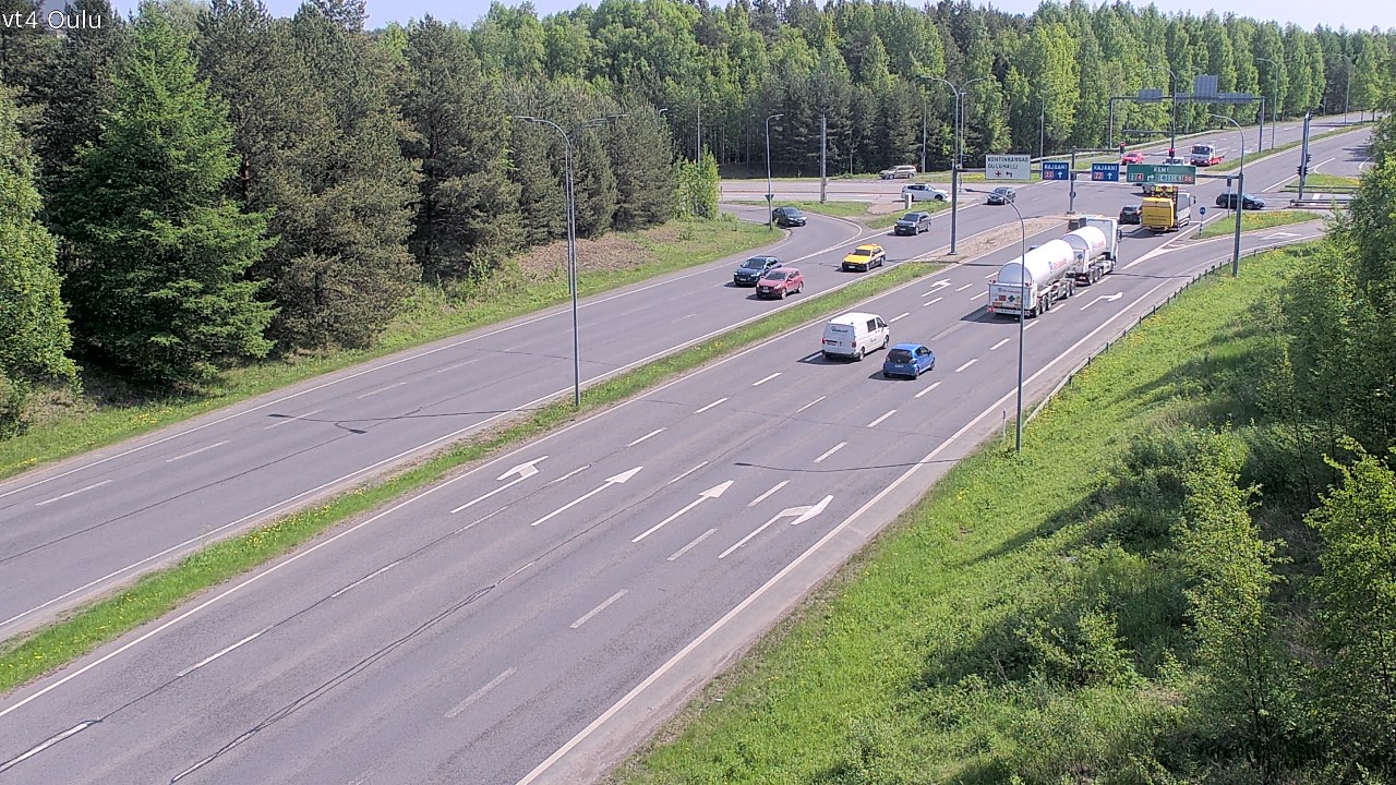 Weather Camera Image Road 4 Oulu, Oulu, Pohjois-Pohjanmaa