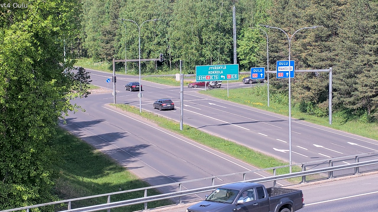 Weather Camera Image Road 4 Oulu, Oulu, Pohjois-Pohjanmaa