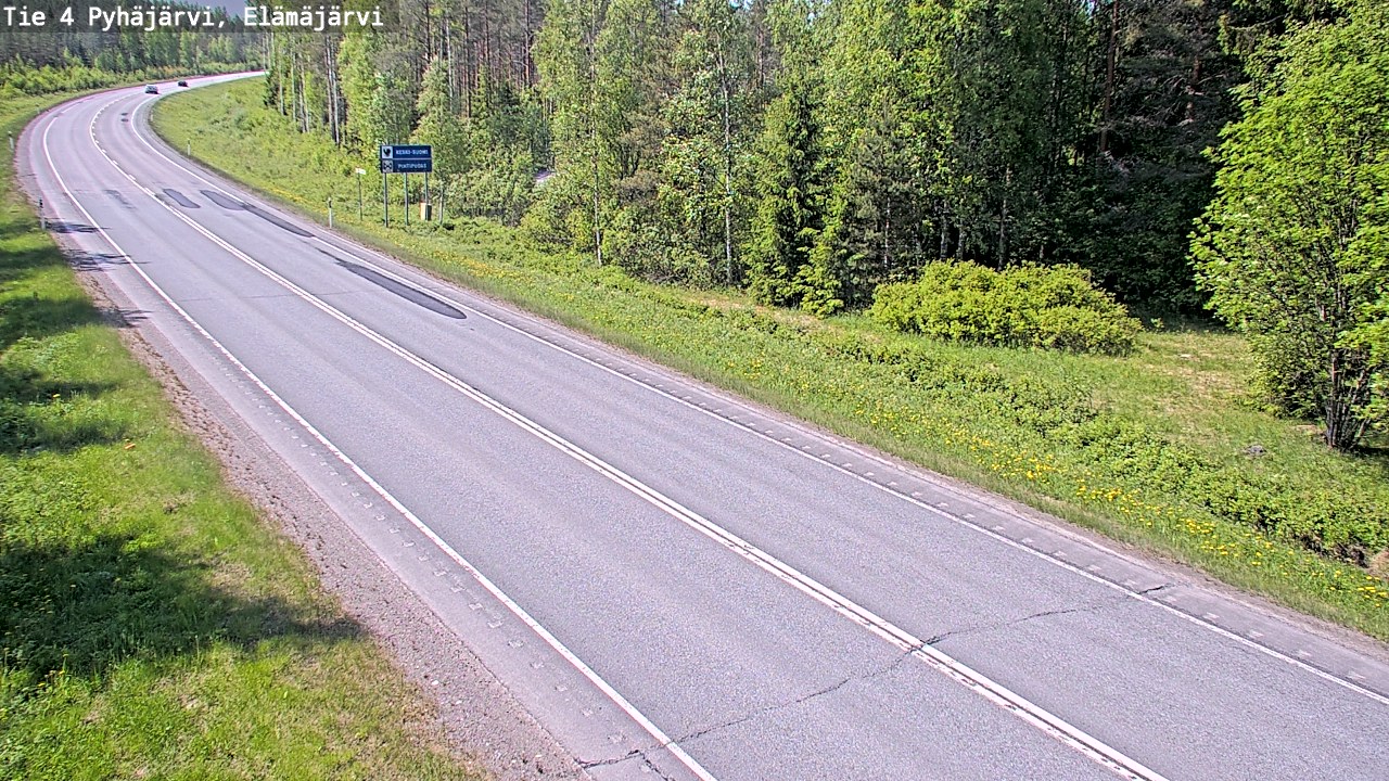 Kelikamerat Kuva Tie 4 Pyhäjärvi, Elämäjärvi, Pyhäjärvi, Pohjois-Pohjanmaa