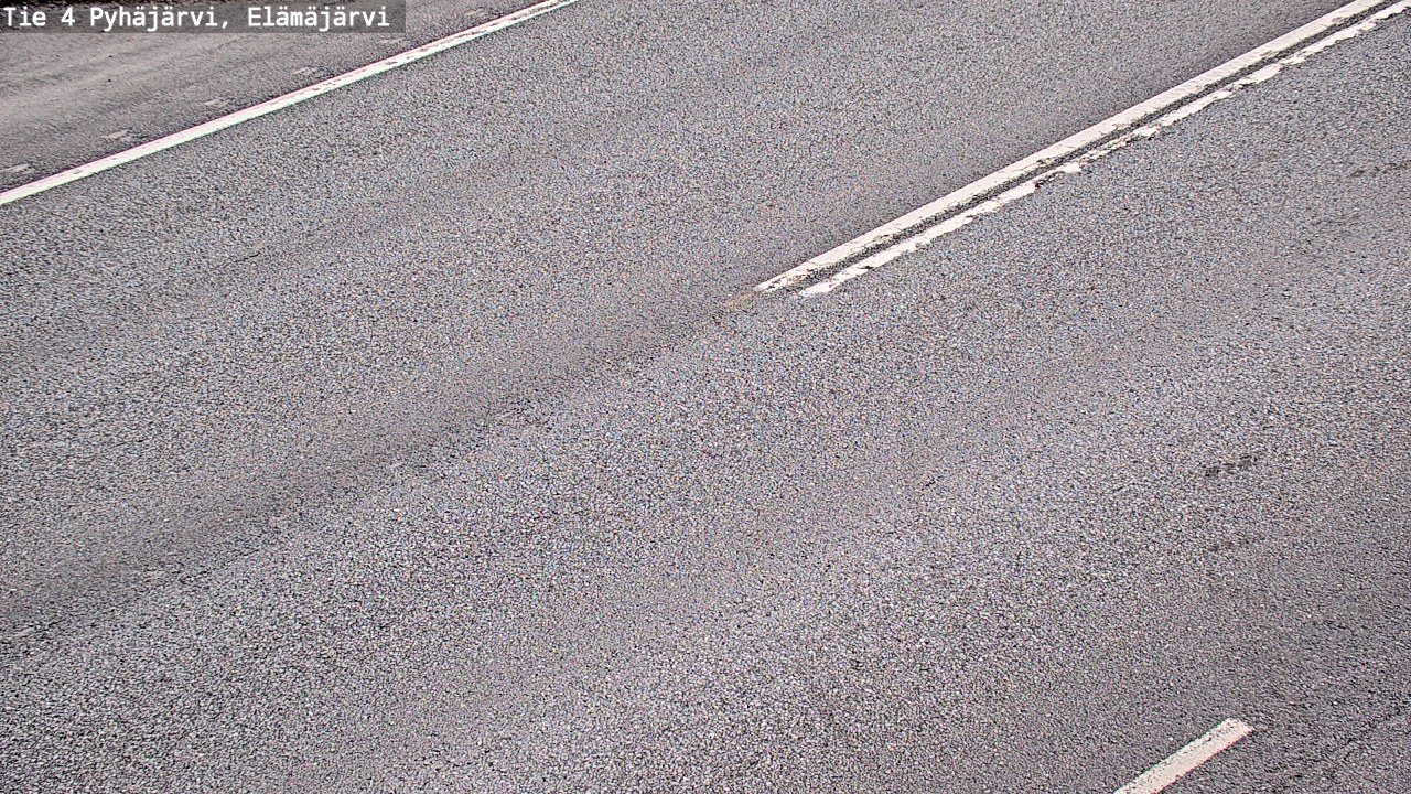 Weather Camera Image Väg 4 Pyhäjärvi, Elämäjärvi, Pyhäjärvi, Pohjois-Pohjanmaa