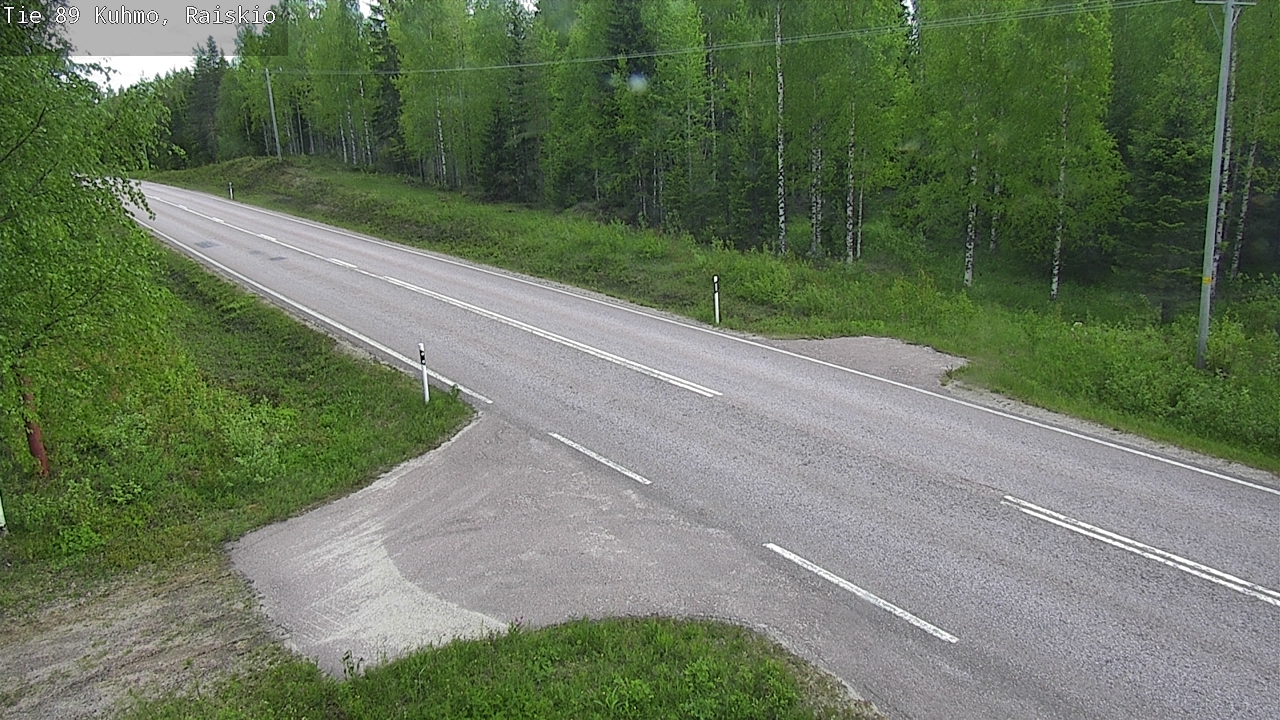 Weather Camera Image Road 89 Kuhmo, Raiskio, Kuhmo, Kainuu