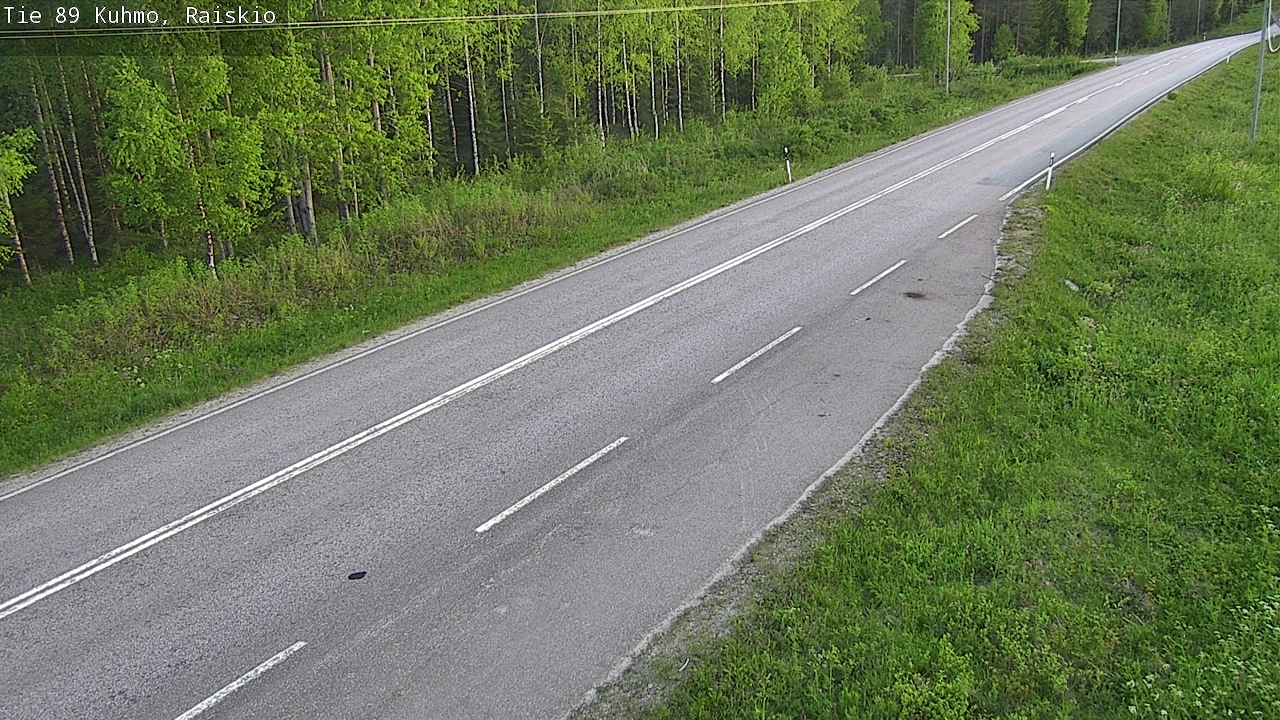 Weather Camera Image Road 89 Kuhmo, Raiskio, Kuhmo, Kainuu