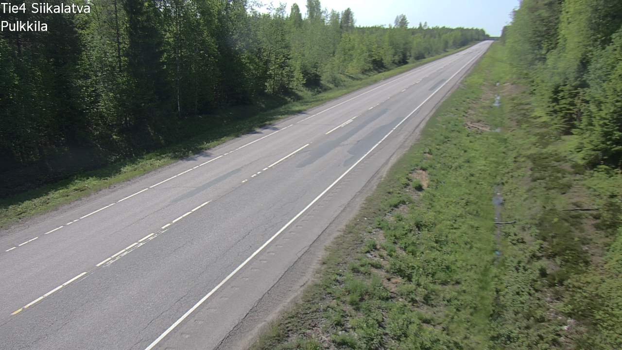 Weather Camera Image Road 4 Siikalatva, Pulkkila, Siikalatva, Pohjois-Pohjanmaa