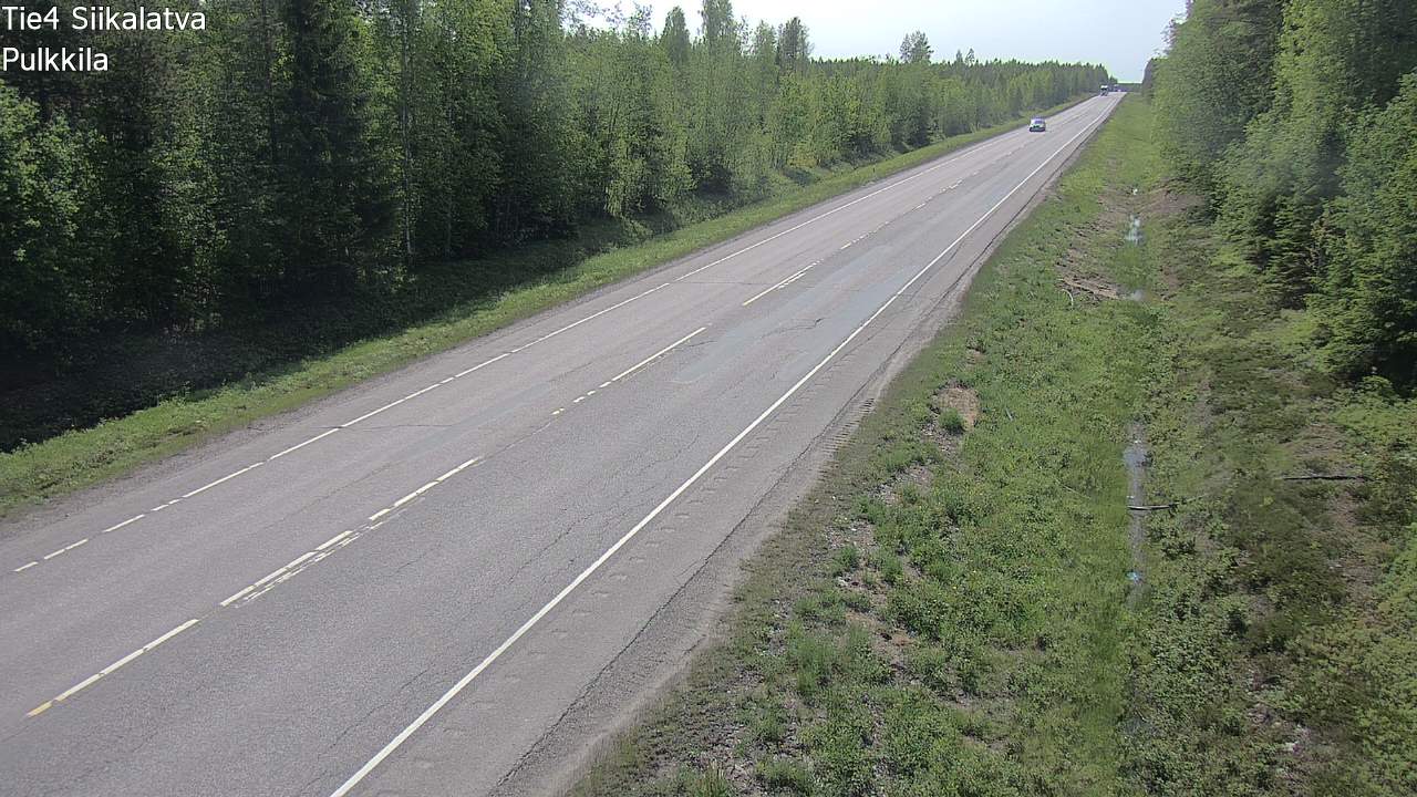 Weather Camera Image Road 4 Siikalatva, Pulkkila, Siikalatva, Pohjois-Pohjanmaa