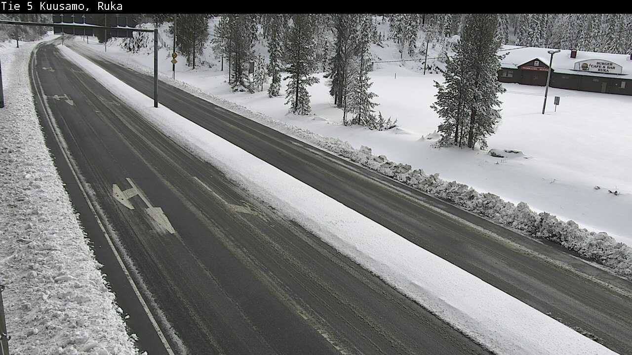 Weather Camera Image Road 5 Kuusamo, Ruka, Kuusamo, Pohjois-Pohjanmaa
