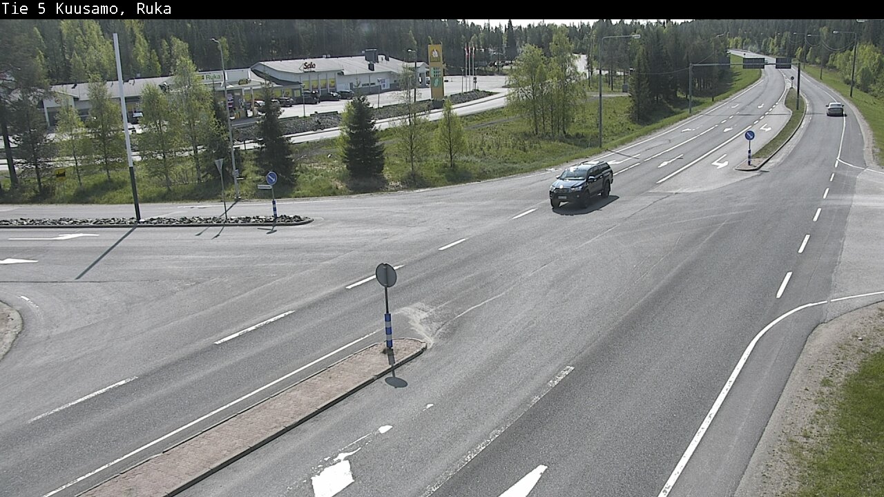 Weather Camera Image Road 5 Kuusamo, Ruka, Kuusamo, Pohjois-Pohjanmaa