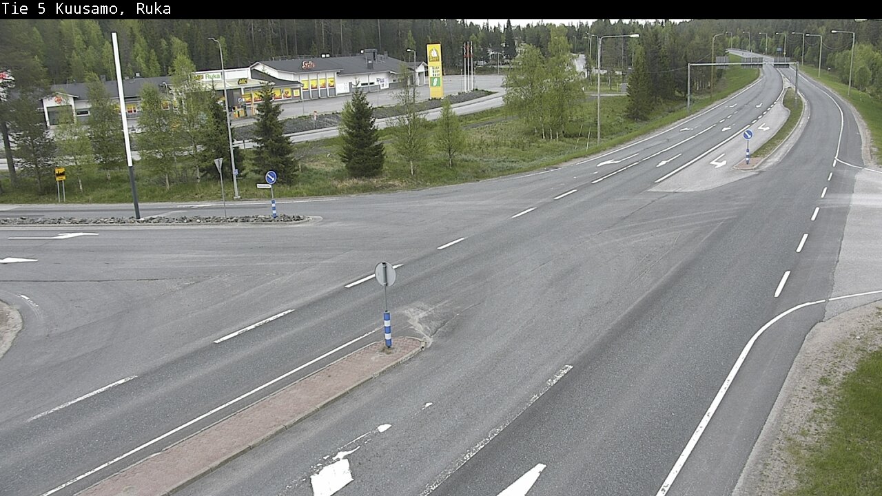 Weather Camera Image Road 5 Kuusamo, Ruka, Kuusamo, Pohjois-Pohjanmaa
