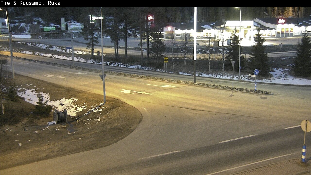 Weather Camera Image Road 5 Kuusamo, Ruka, Kuusamo, Pohjois-Pohjanmaa
