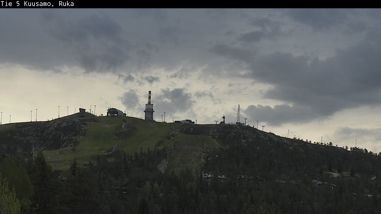 Weather Camera Image Väg 5 Kuusamo, Ruka, Kuusamo, Pohjois-Pohjanmaa