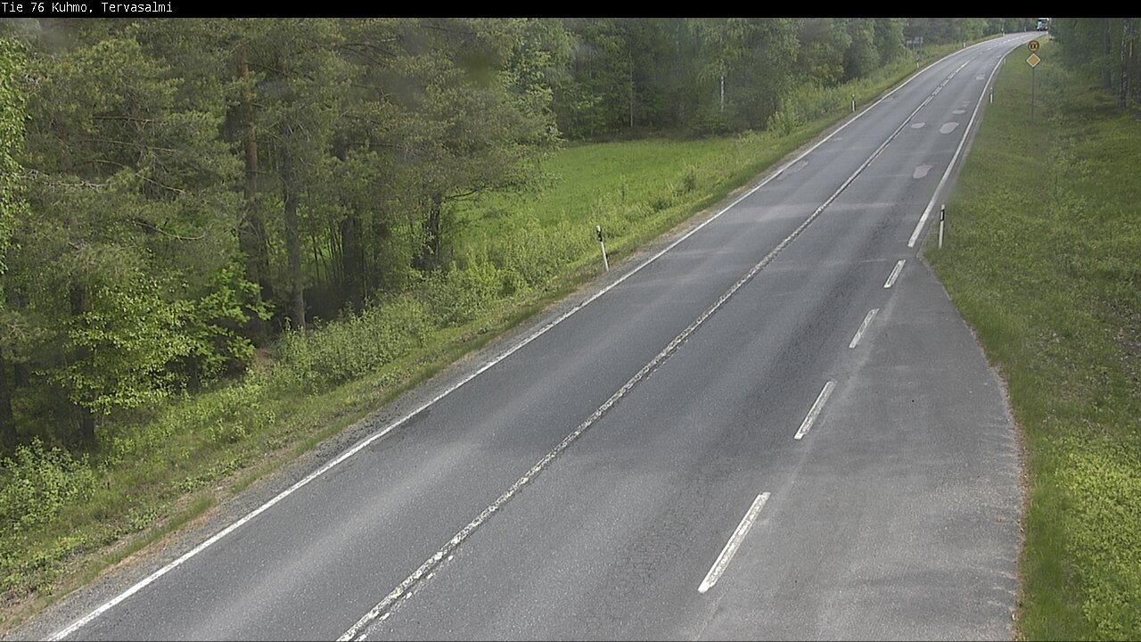 Weather Camera Image Road 76 Kuhmo, Tervasalmi, Kuhmo, Kainuu
