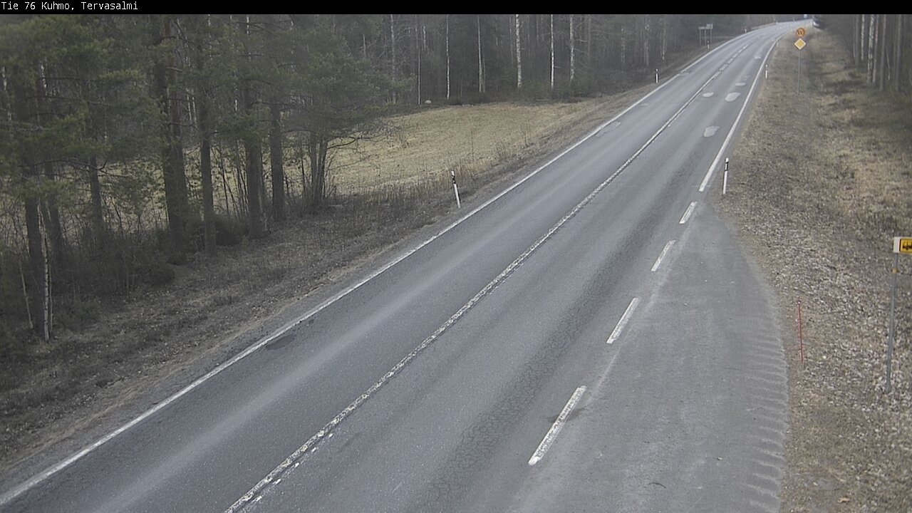 Weather Camera Image Road 76 Kuhmo, Tervasalmi, Kuhmo, Kainuu