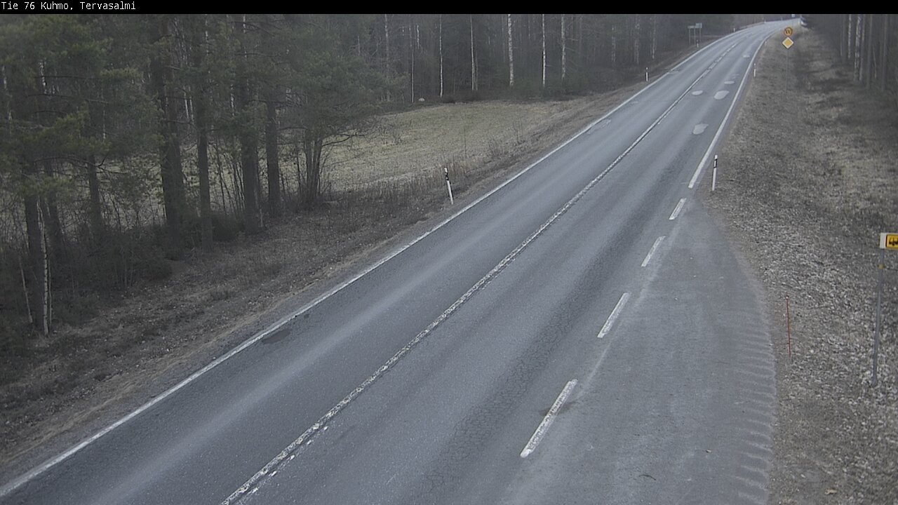 Weather Camera Image Road 76 Kuhmo, Tervasalmi, Kuhmo, Kainuu