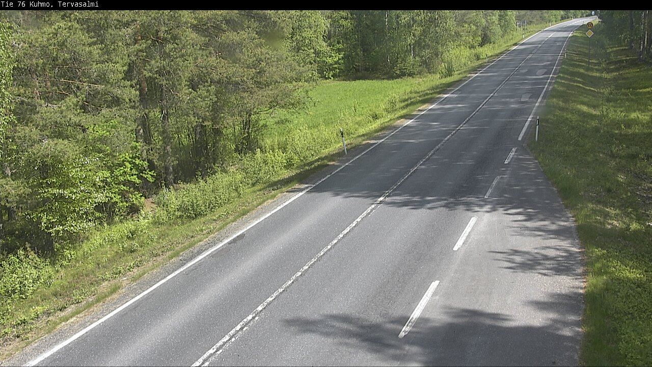 Weather Camera Image Road 76 Kuhmo, Tervasalmi, Kuhmo, Kainuu