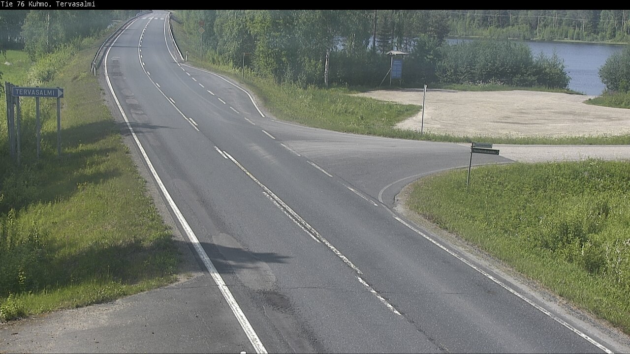 Weather Camera Image Road 76 Kuhmo, Tervasalmi, Kuhmo, Kainuu