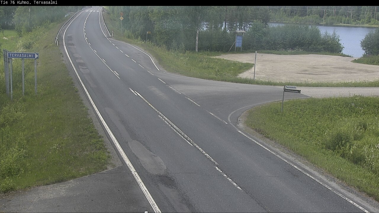 Weather Camera Image Road 76 Kuhmo, Tervasalmi, Kuhmo, Kainuu