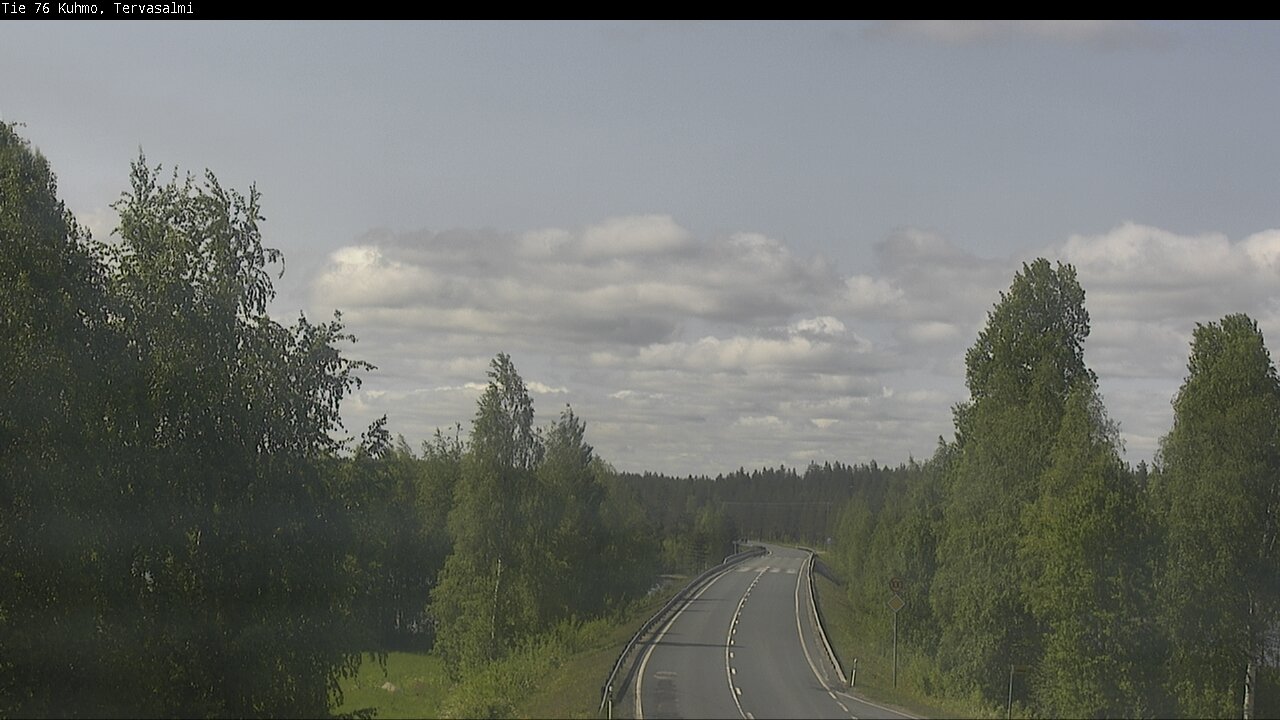 Weather Camera Image Road 76 Kuhmo, Tervasalmi, Kuhmo, Kainuu
