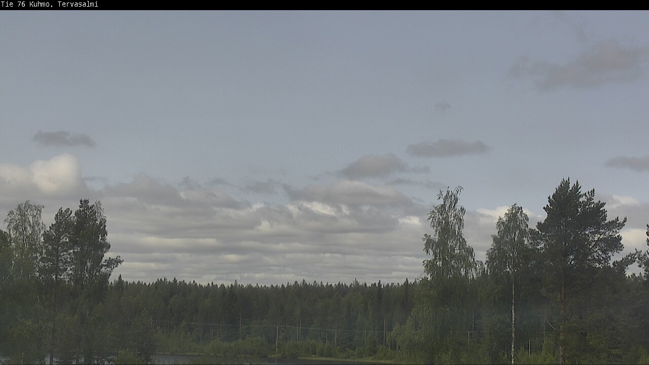 Weather Camera Image Road 76 Kuhmo, Tervasalmi, Kuhmo, Kainuu