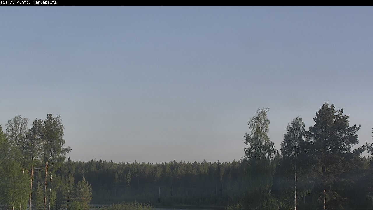 Weather Camera Image Väg 76 Kuhmo, Tervasalmi, Kuhmo, Kainuu
