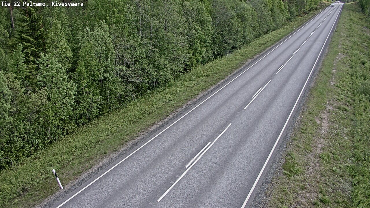 Weather Camera Image Road 22 Paltamo, Kivesvaara, Paltamo, Kainuu