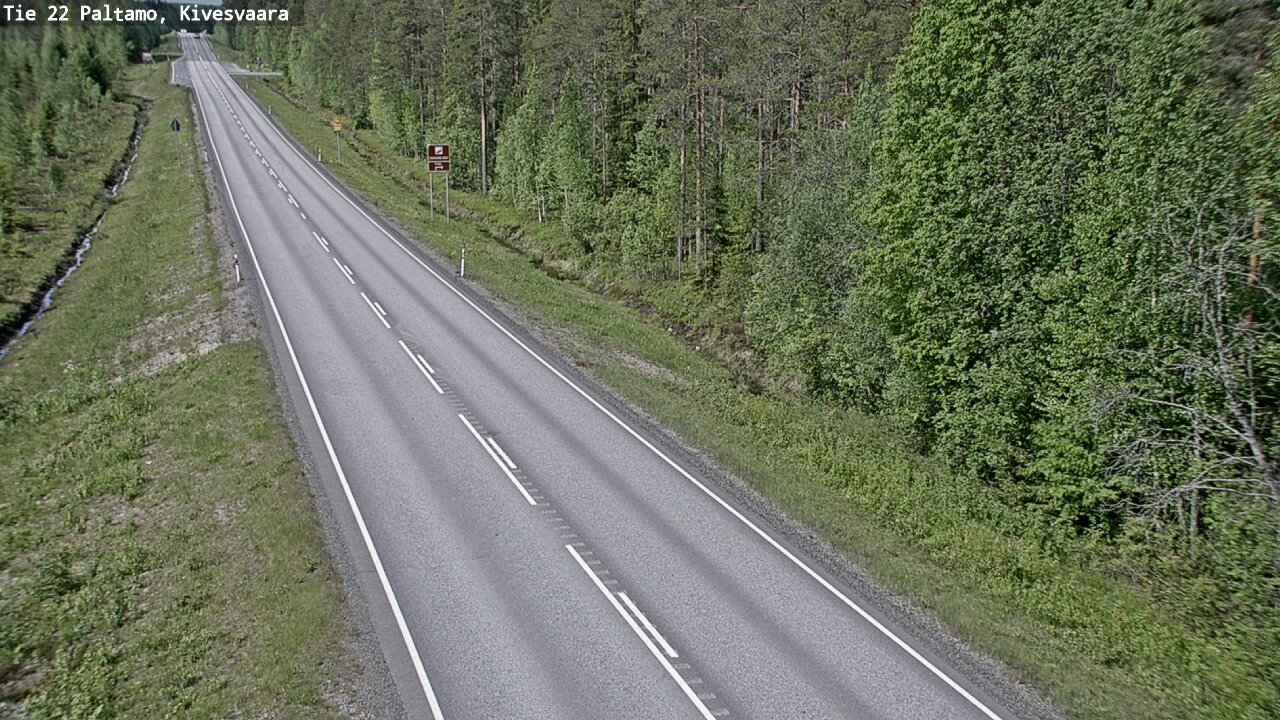 Kelikamerat Kuva Tie 22 Paltamo, Kivesvaara, Paltamo, Kainuu
