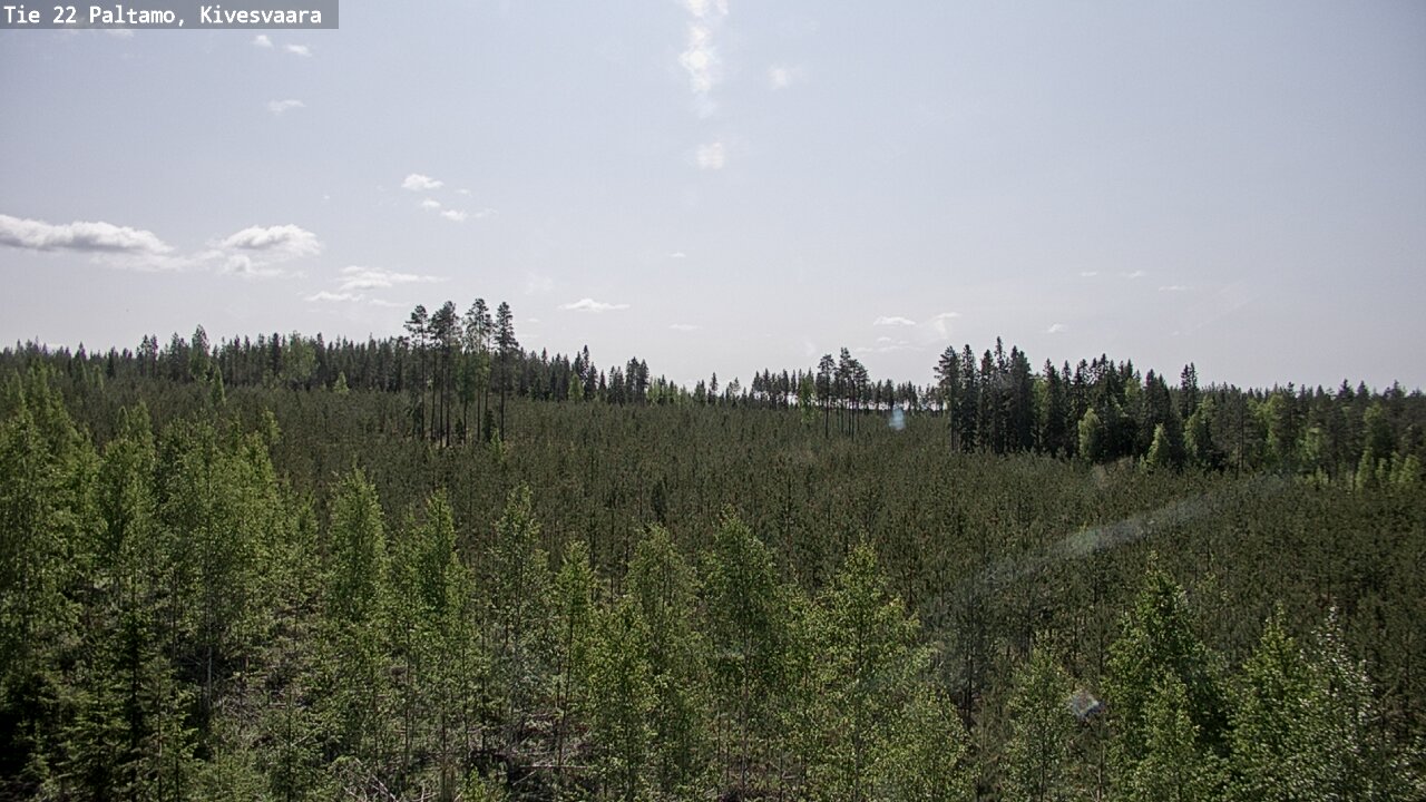 Weather Camera Image Road 22 Paltamo, Kivesvaara, Paltamo, Kainuu