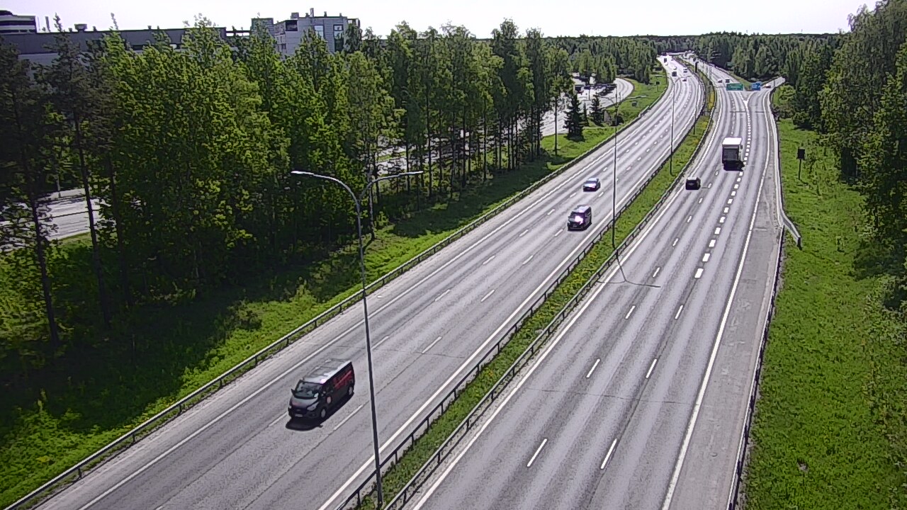 Weather Camera Image Road 4 Oulu, Kontinkangas, Oulu, Pohjois-Pohjanmaa