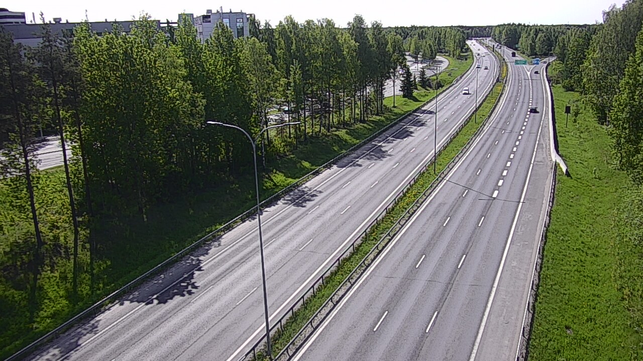 Weather Camera Image Road 4 Oulu, Kontinkangas, Oulu, Pohjois-Pohjanmaa