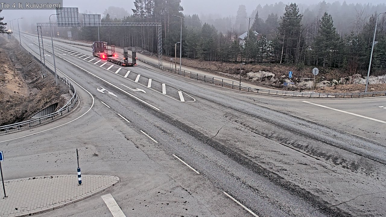 Weather Camera Image Väg 4 Ii, Kuivaniemi, Ii, Pohjois-Pohjanmaa