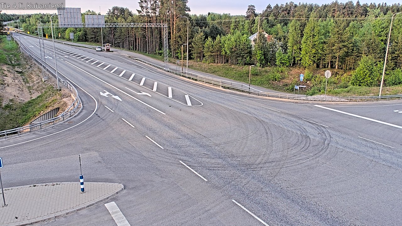 Weather Camera Image Väg 4 Ii, Kuivaniemi, Ii, Pohjois-Pohjanmaa